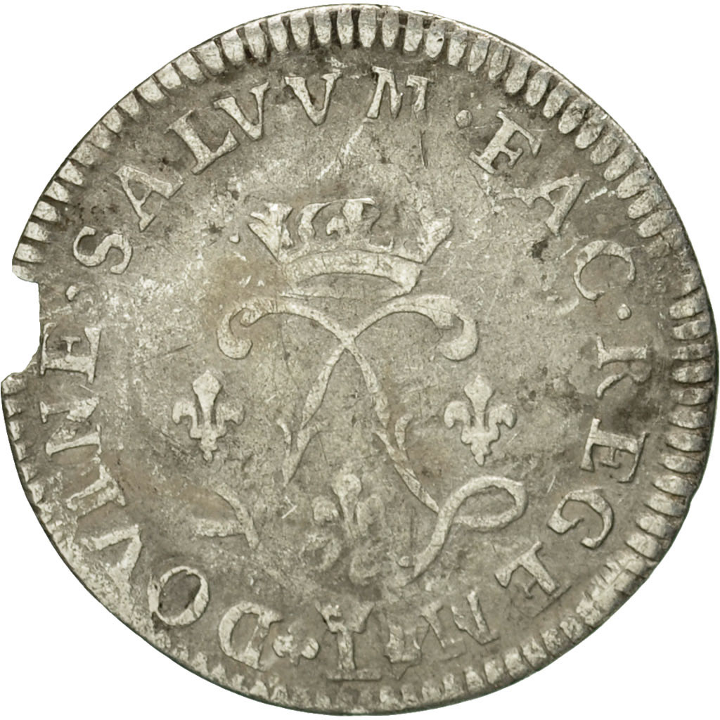 Coin, France, 4 Sols aux 2 L, 4 Sols, 1692, Lille, , Silver