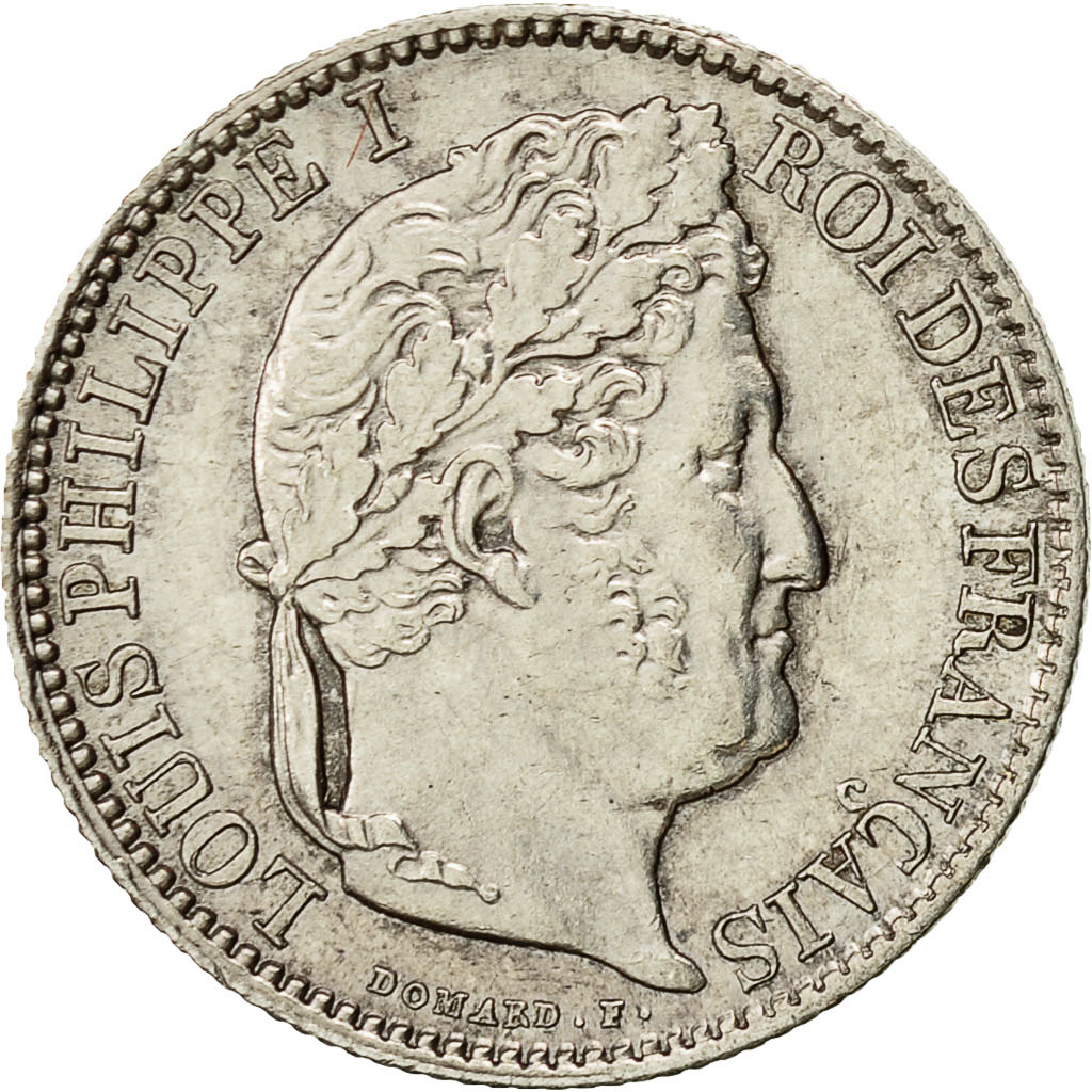 Coin, France, Louis-Philippe, 50 Centimes, 1846, Paris, MS, Silver