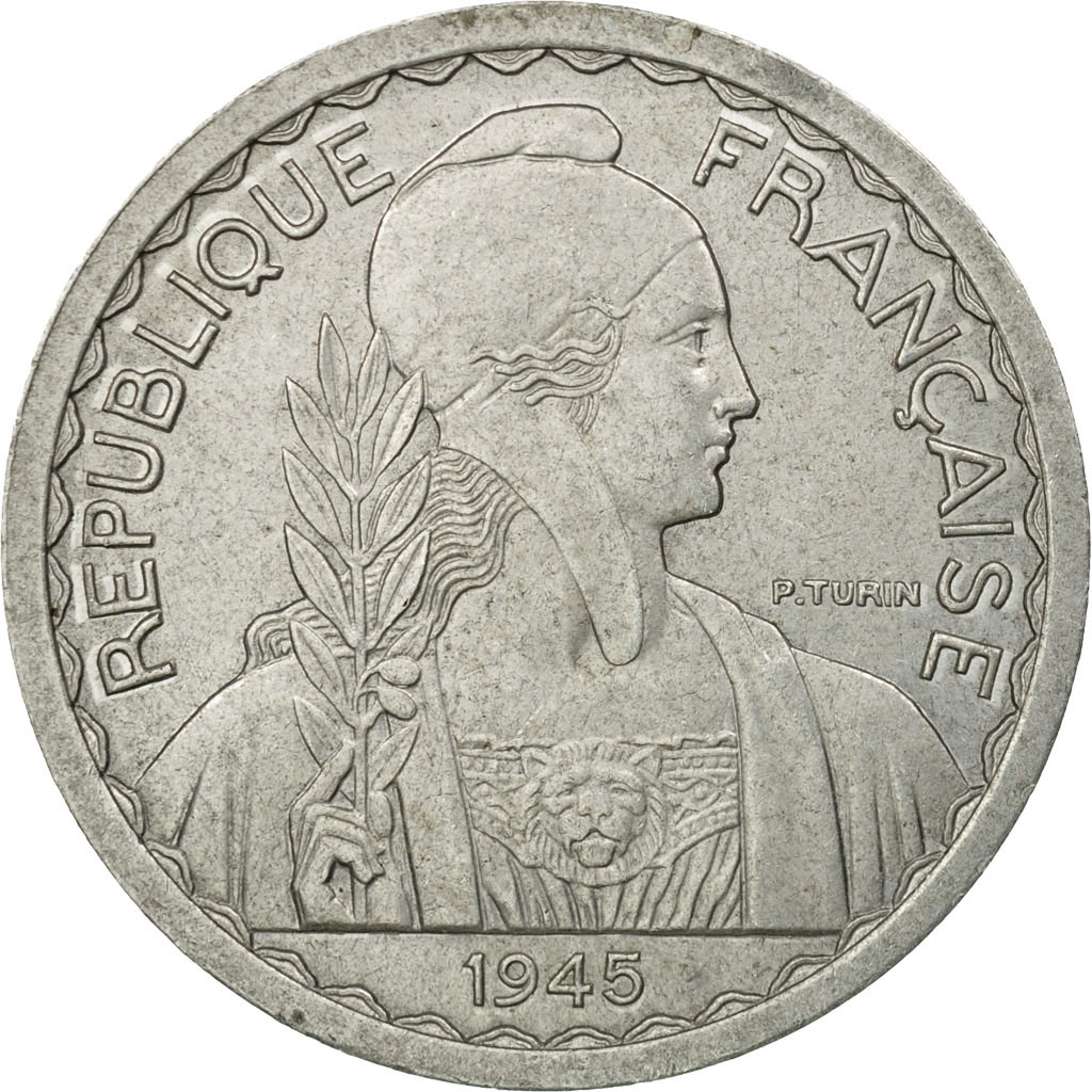 Coin, FRENCH INDO-CHINA, 20 Cents, 1945, Paris, ESSAI, , Aluminum