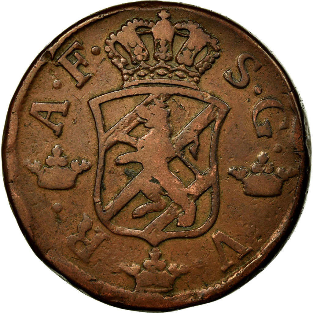 Coin, Sweden, Adolf Frederick, 2 Ore, S.M., 1759, , Copper, KM:461