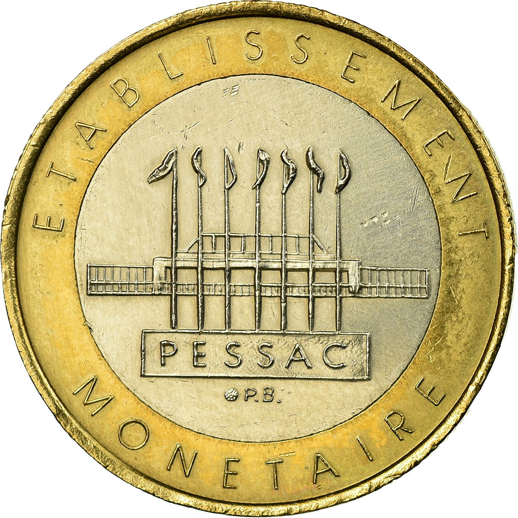 Coin, France, Essai de Frappe Mont Saint-Michel, 20 Francs, 