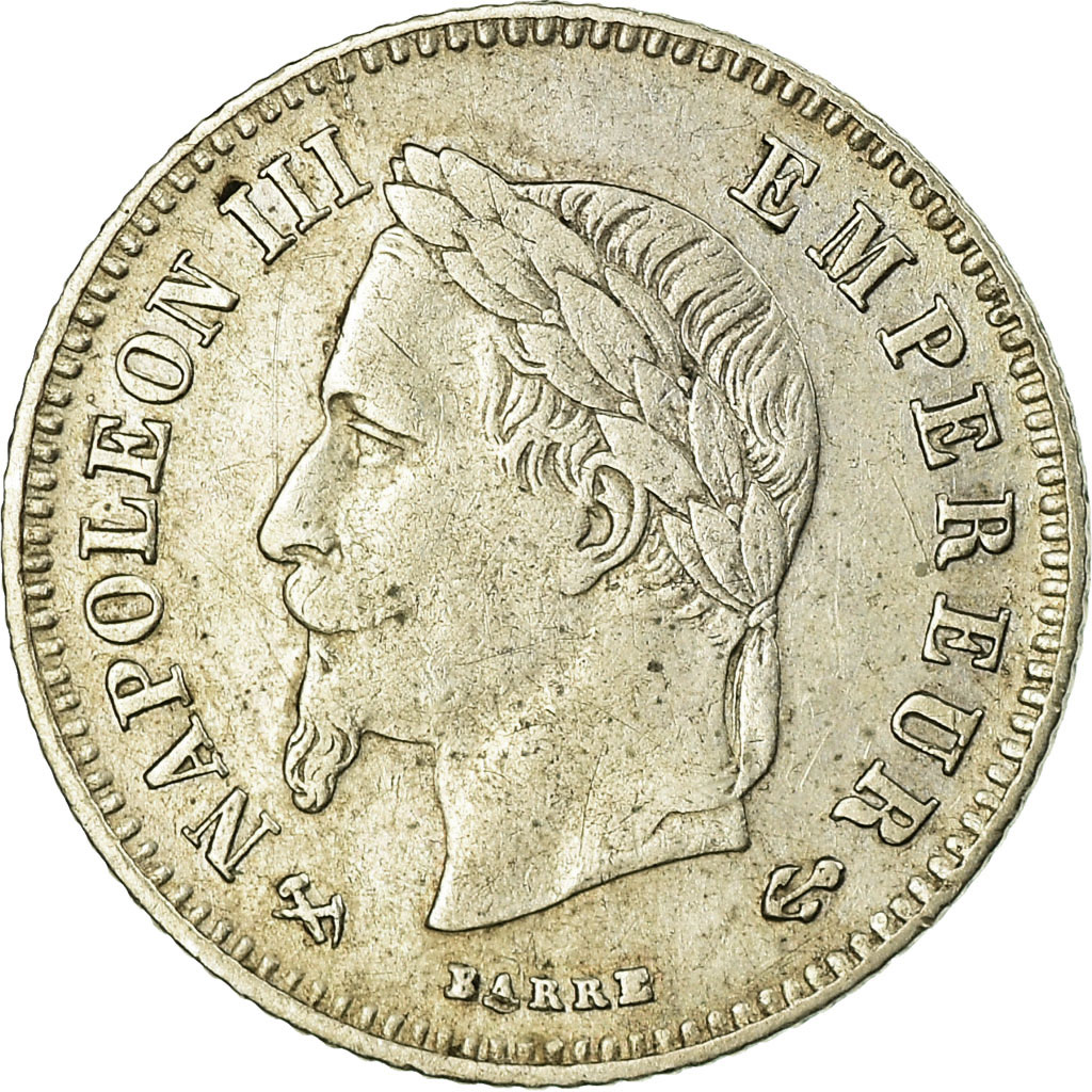 Munten, Frankrijk, Napoleon III, Napoléon III, 20 Centimes, 1864, Bordeaux