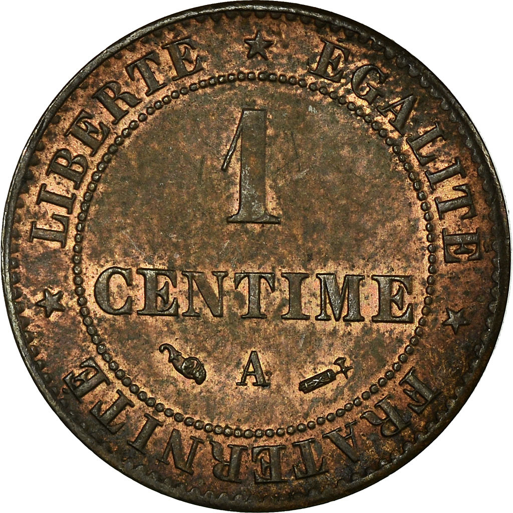 Coin, France, Cérès, Centime, 1884, Paris, , Bronze, KM:826.1