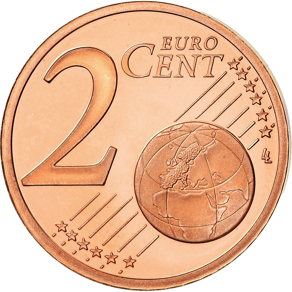France, 2 Euro Cent, 2008, Proof / BE, , Copper Plated Steel, KM:1283