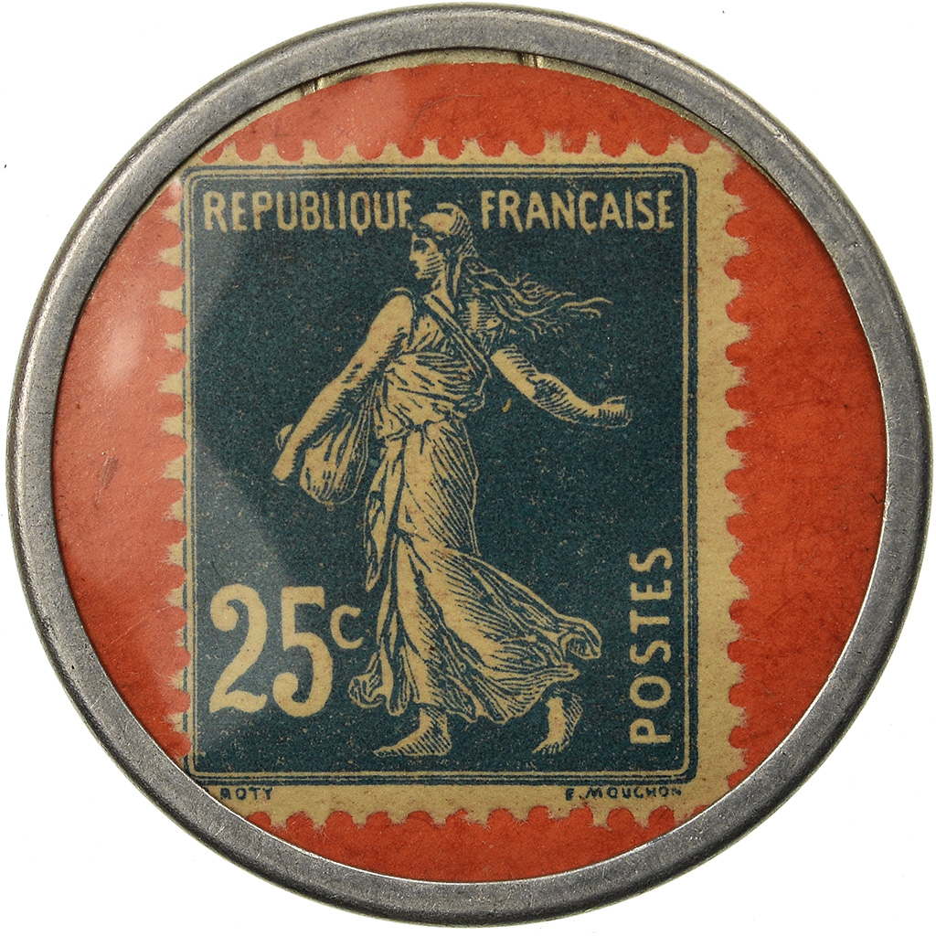 Coin, France, Spidoléine - Huile pour autos, 25 Centimes, Timbre-Monnaie