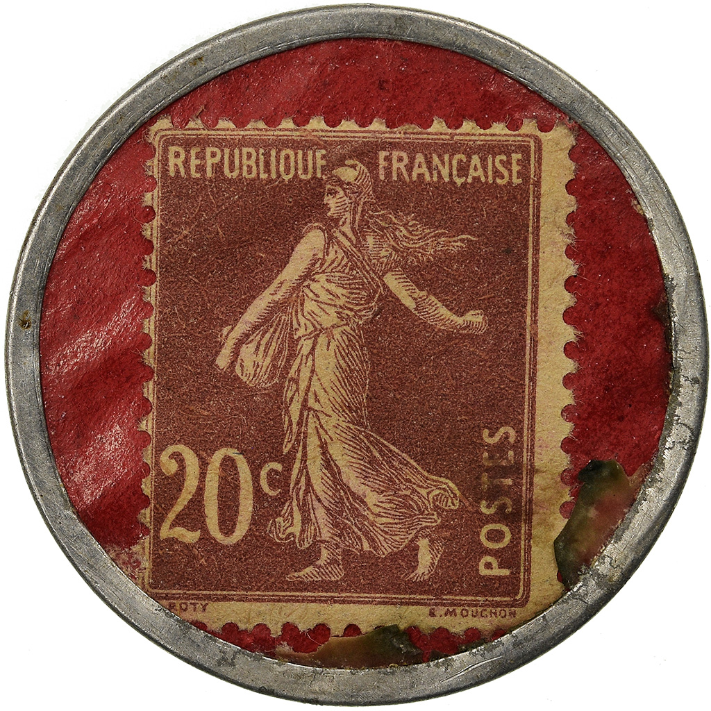 Coin, France, Savon Dentifrice de Botot, 20 Centimes, Timbre-Monnaie, EF