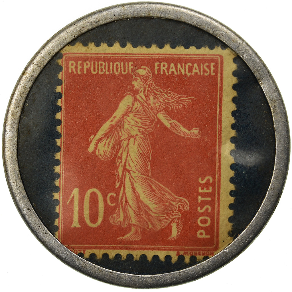 Coin, France, Chicorée Pasteur, 10 Centimes, Timbre-Monnaie, AU