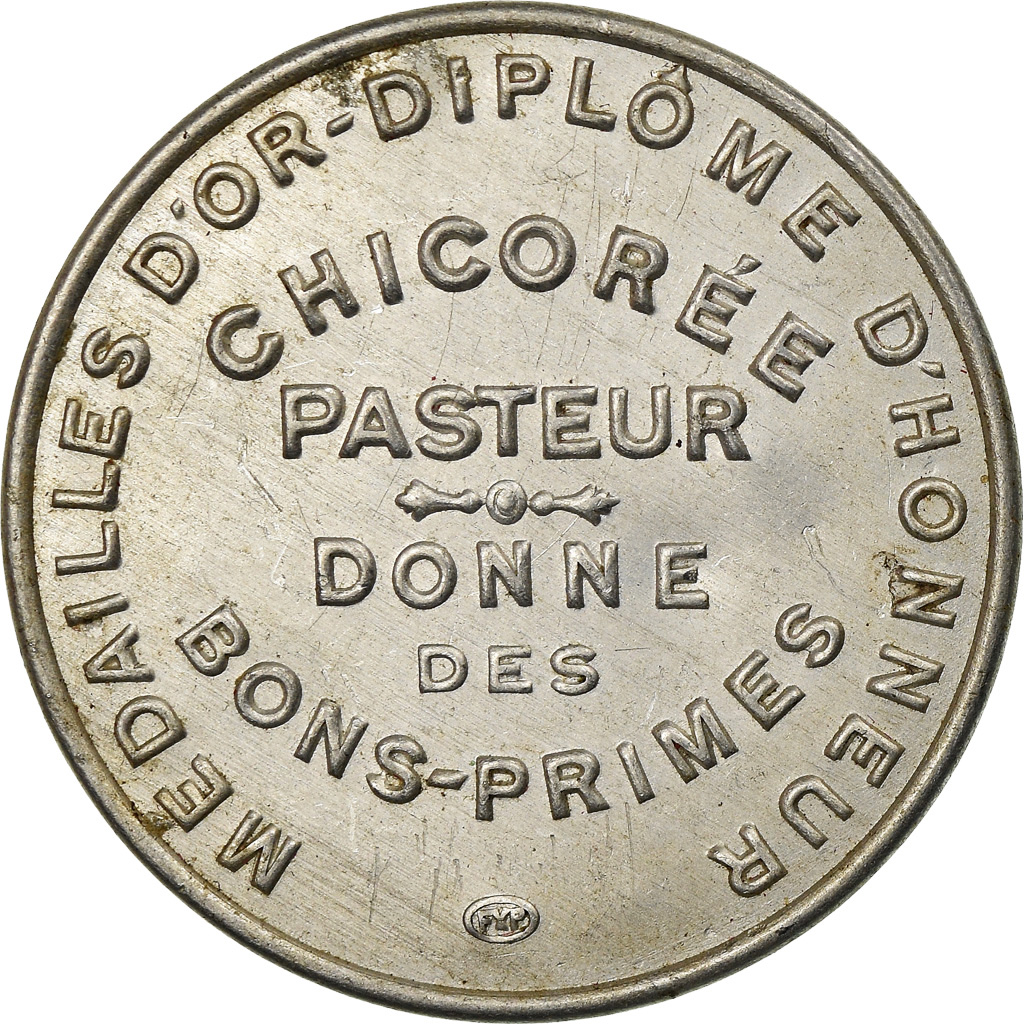 Coin, France, Chicorée Pasteur, 10 Centimes, Timbre-Monnaie, AU