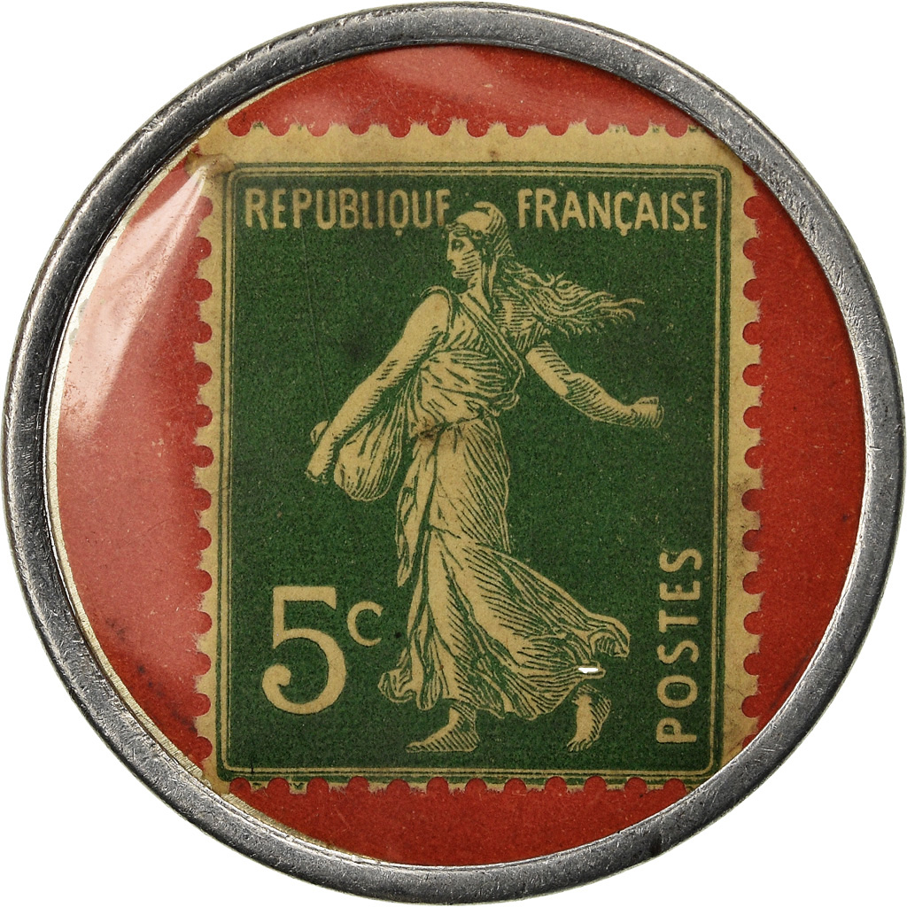 Coin, France, Banque Jules Boutin Travel Bureau, 5 Centimes, Timbre-Monnaie