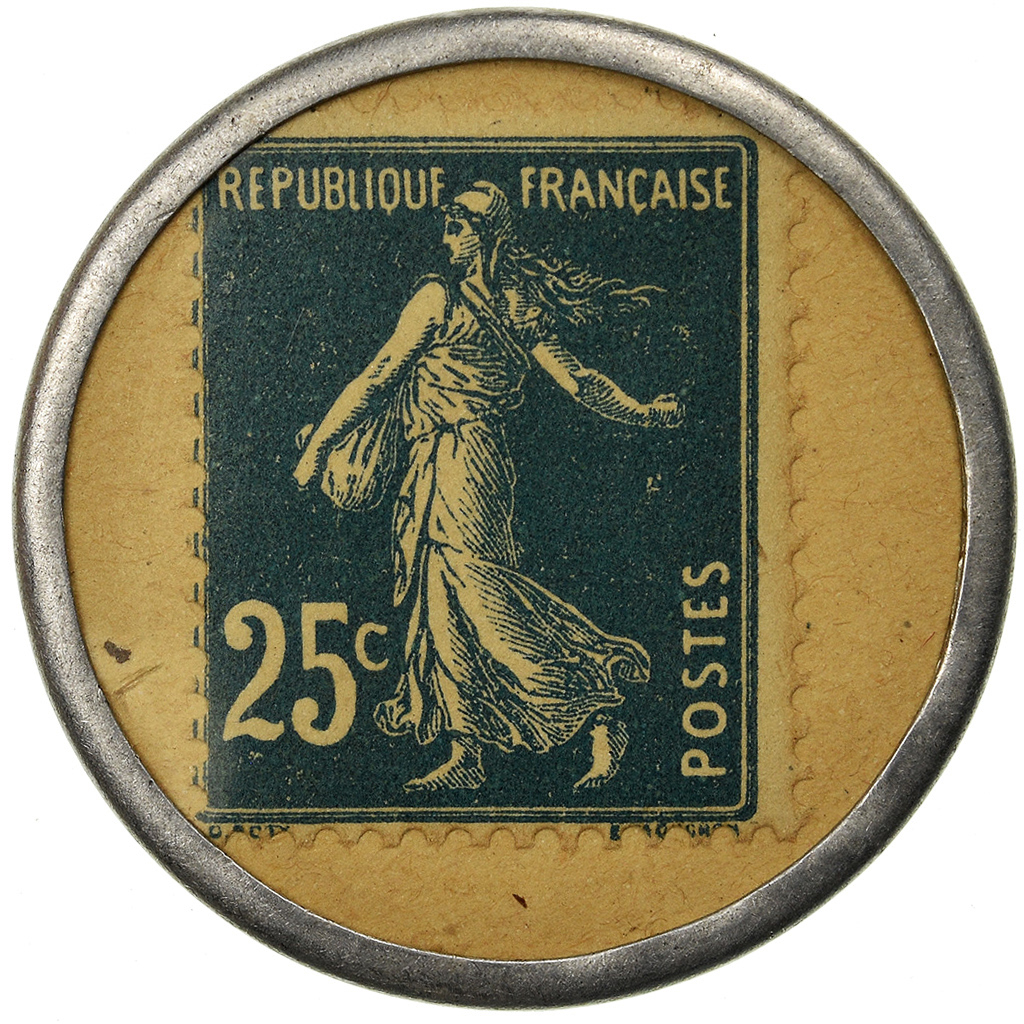 France, Chareton Droniou, Guingamp, 25 Centimes, Timbre-Monnaie, 