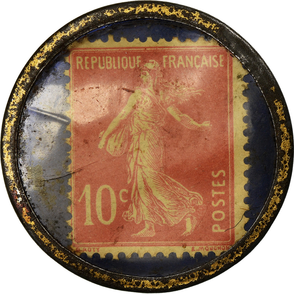 Coin, France, Gargantua, Poissons, Lorient, 10 Centimes, Timbre-Monnaie