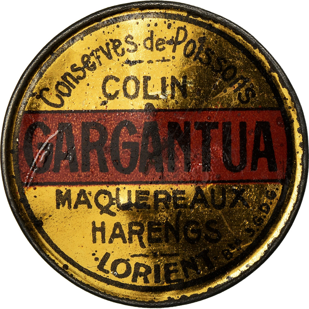 Coin, France, Gargantua, Poissons, Lorient, 10 Centimes, Timbre-Monnaie