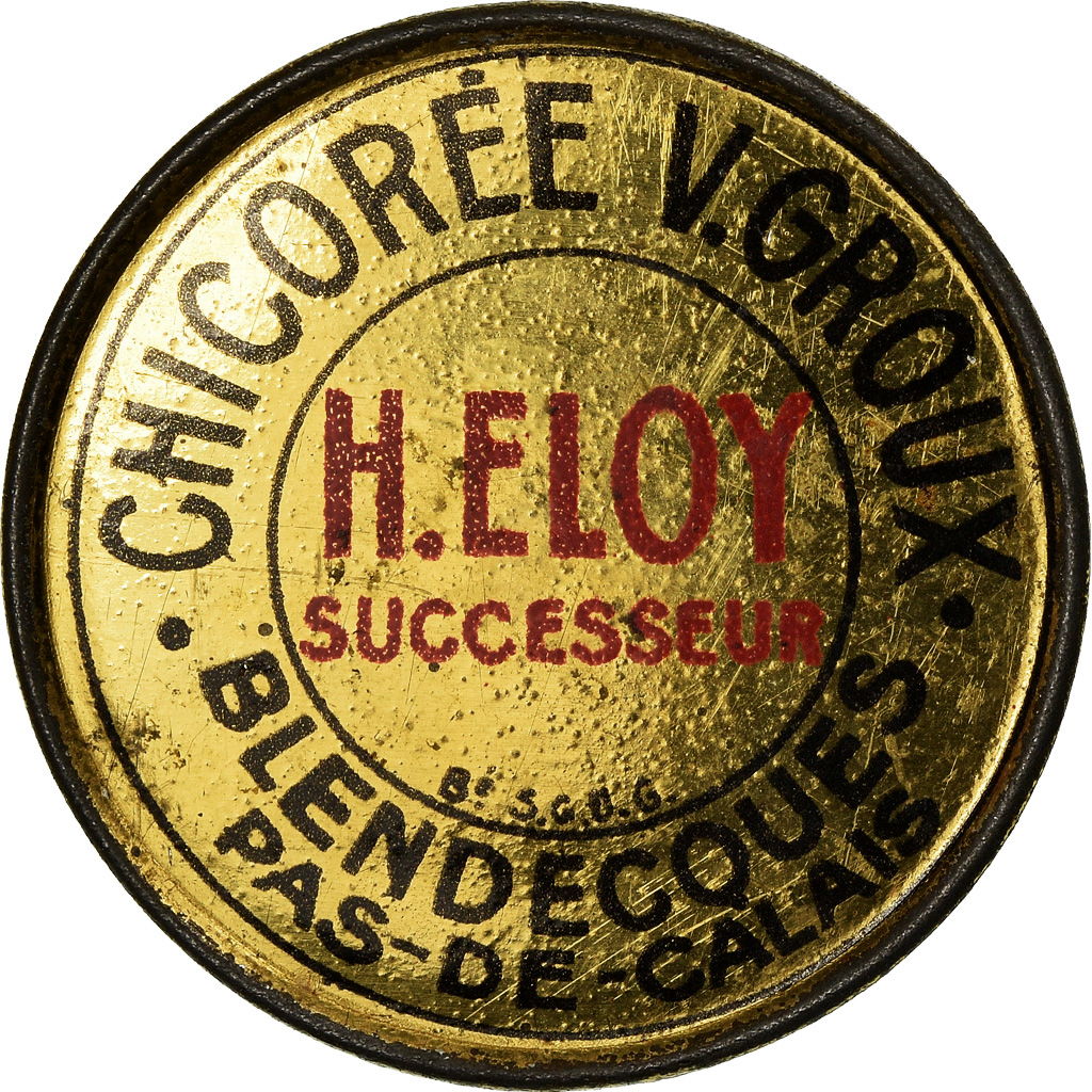 Coin, France, Chicorée V.Groux, Blendecques, 25 Centimes, Timbre-Monnaie