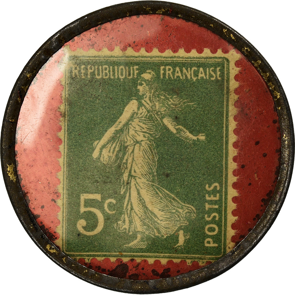 Coin, France, The Sport, Trousseaux, Paris, 5 Centimes, Timbre-Monnaie