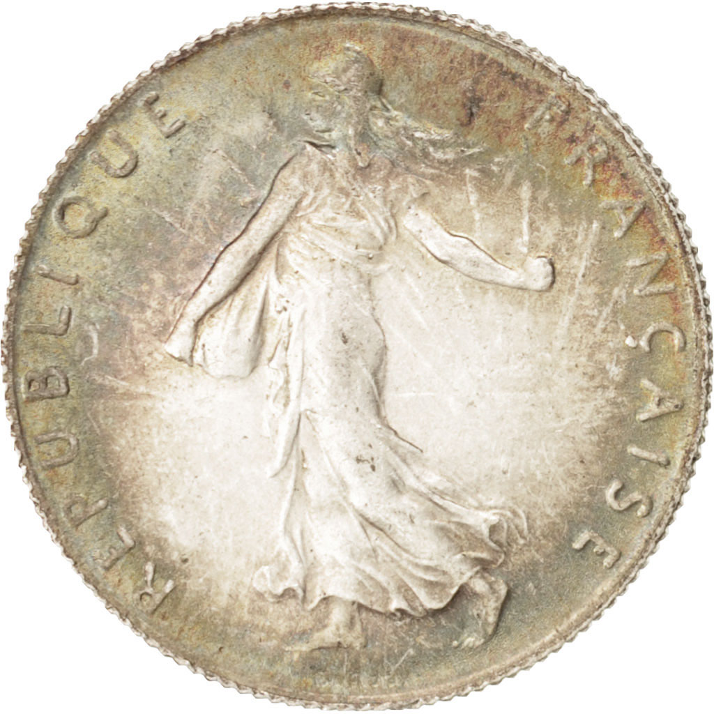 Coin, France, Semeuse, 50 Centimes, 1916, Paris, , Silver, KM:854