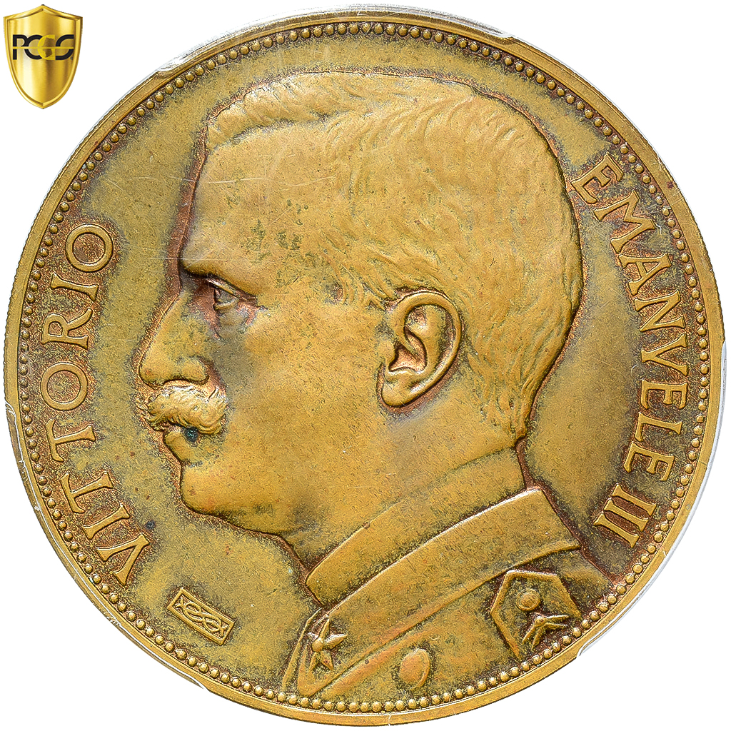 Italia, Vittorio Emanuele III, 100 Lire, 1910, Rome, Pattern, Bronzo, PCGS