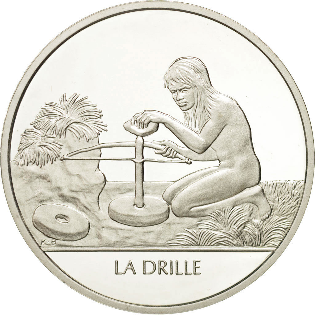 France, Medal, La drille, Sciences & Technologies, , Silver