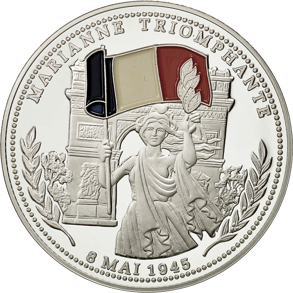 France, Medal, Marianne Triomphante, History, , Silver | Tokens