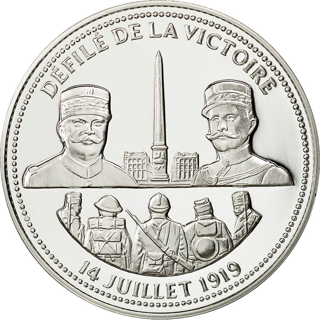 France, Medal, Centenaire Première Guerre Mondiale, Défilé de la Victoire