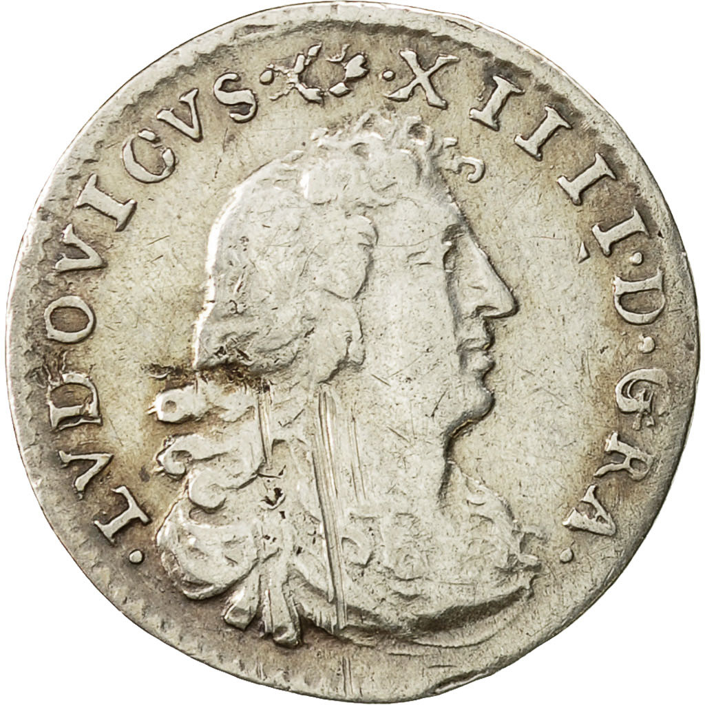 Coin, France, Louis XIV, 4 Sols dits « des Traitants », 4 Sols, 1676, Paris