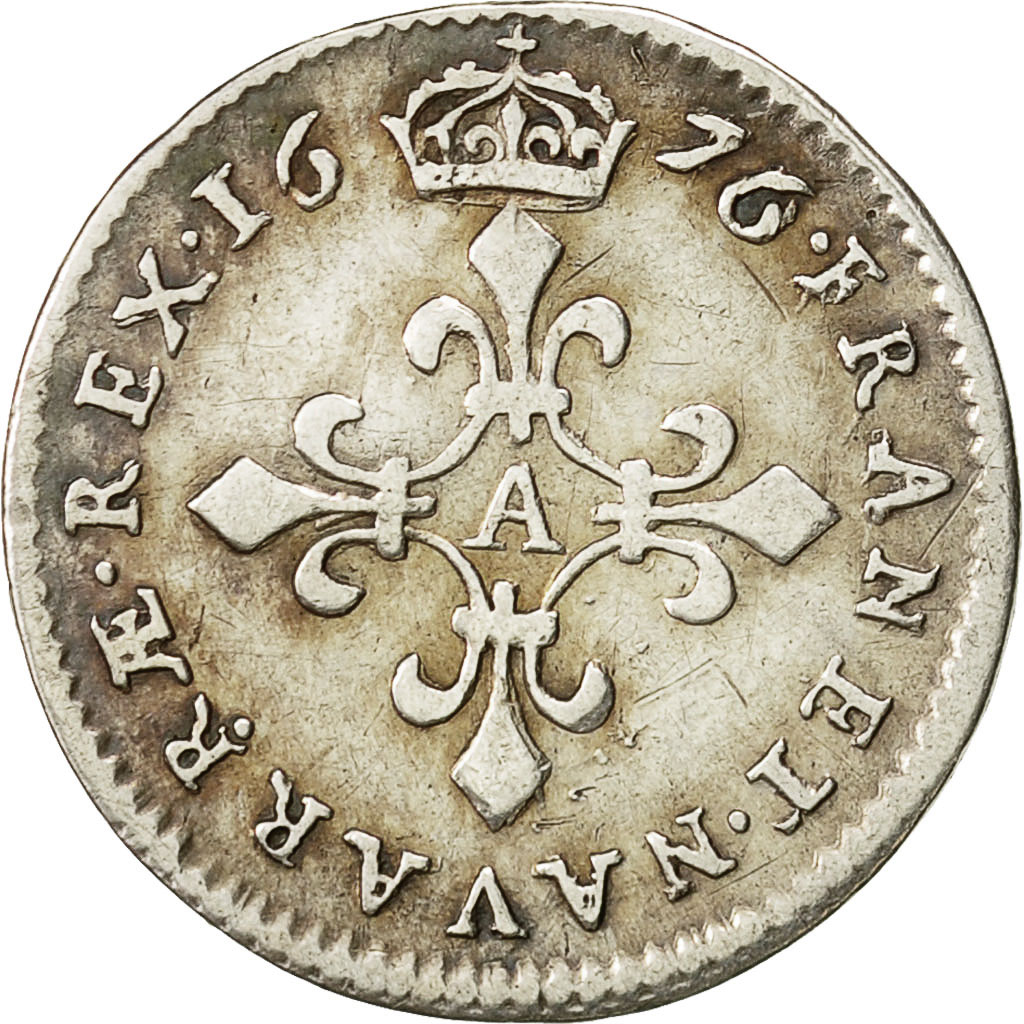 Coin, France, Louis XIV, 4 Sols dits « des Traitants », 4 Sols, 1676, Paris