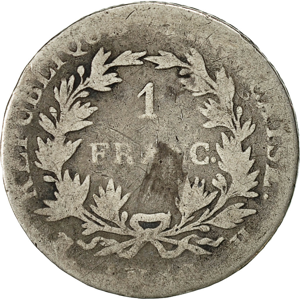 Coin, France, Napoléon I, Franc, 1804, La Rochelle, VG, Silver, KM:649.5