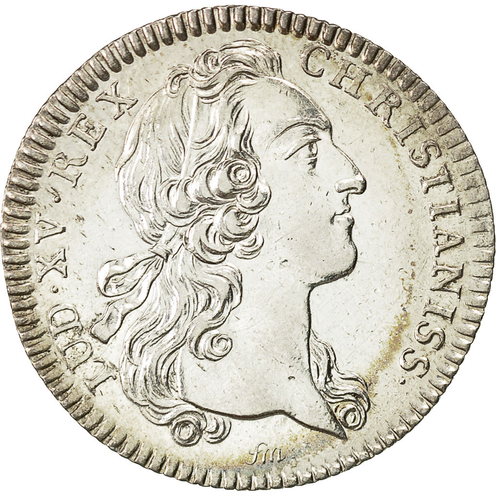 France, Token, Louis XV et Marie Lesczinska, Duvivier, , Silver
