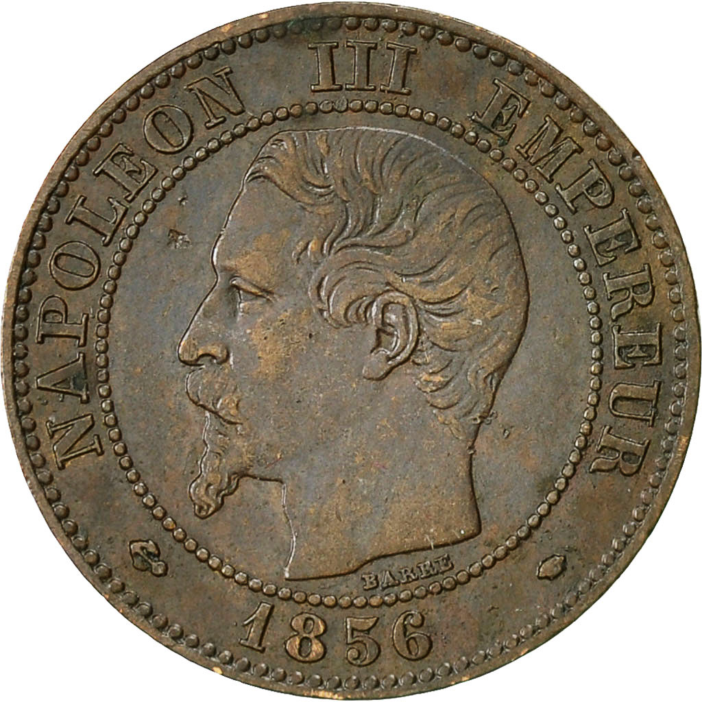 Coin, France, Napoleon III, Napoléon III, 2 Centimes, 1856, Marseille