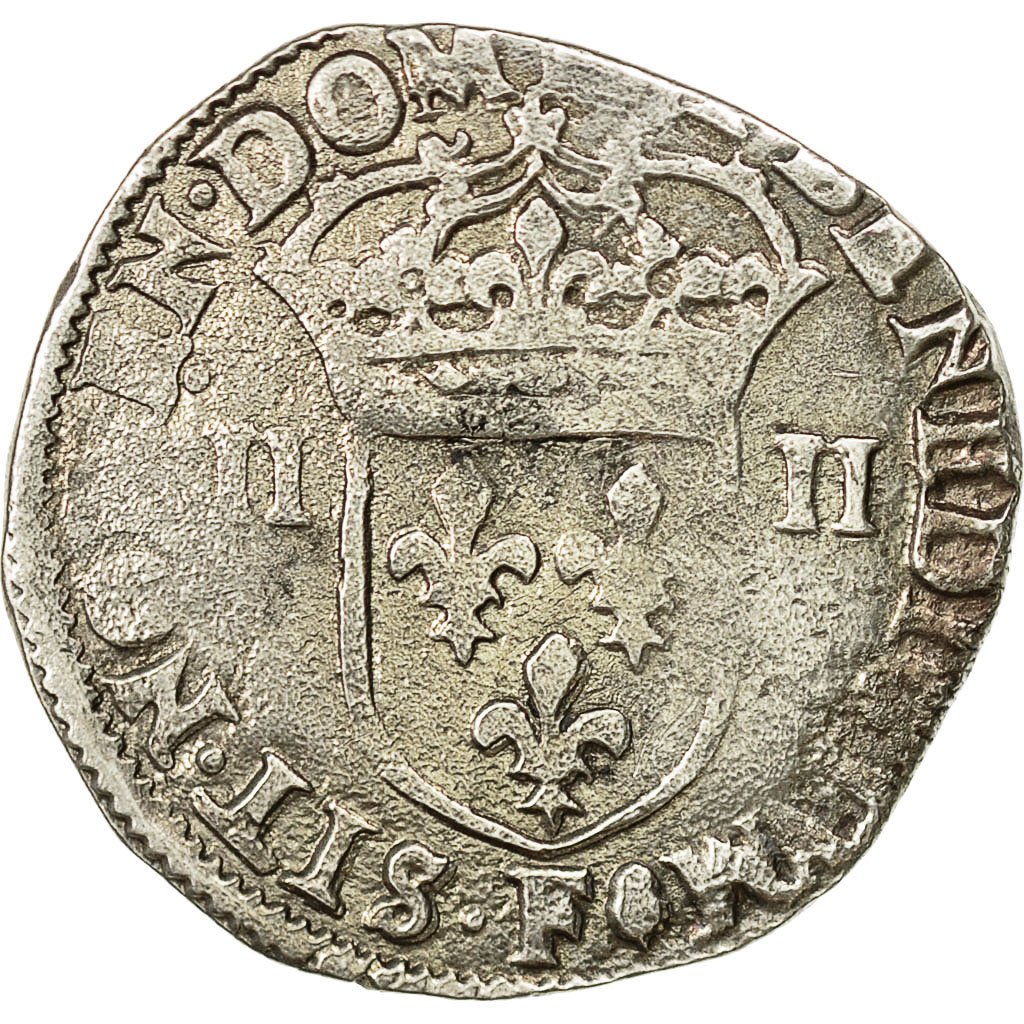 Coin, France, Louis XIII, 1/4 Écu à la croix, 1/4 Ecu, 1615, Angers