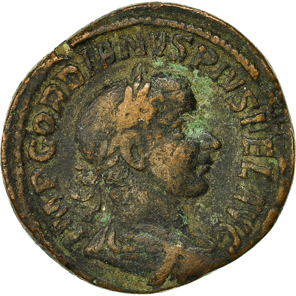 Coin, Gordian III, Sestertius, 241, Rome, , Copper, RIC:306a