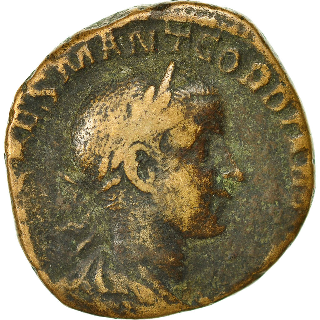 Coin, Gordian III, Sestertius, 238, Rome, , Copper, RIC:255a
