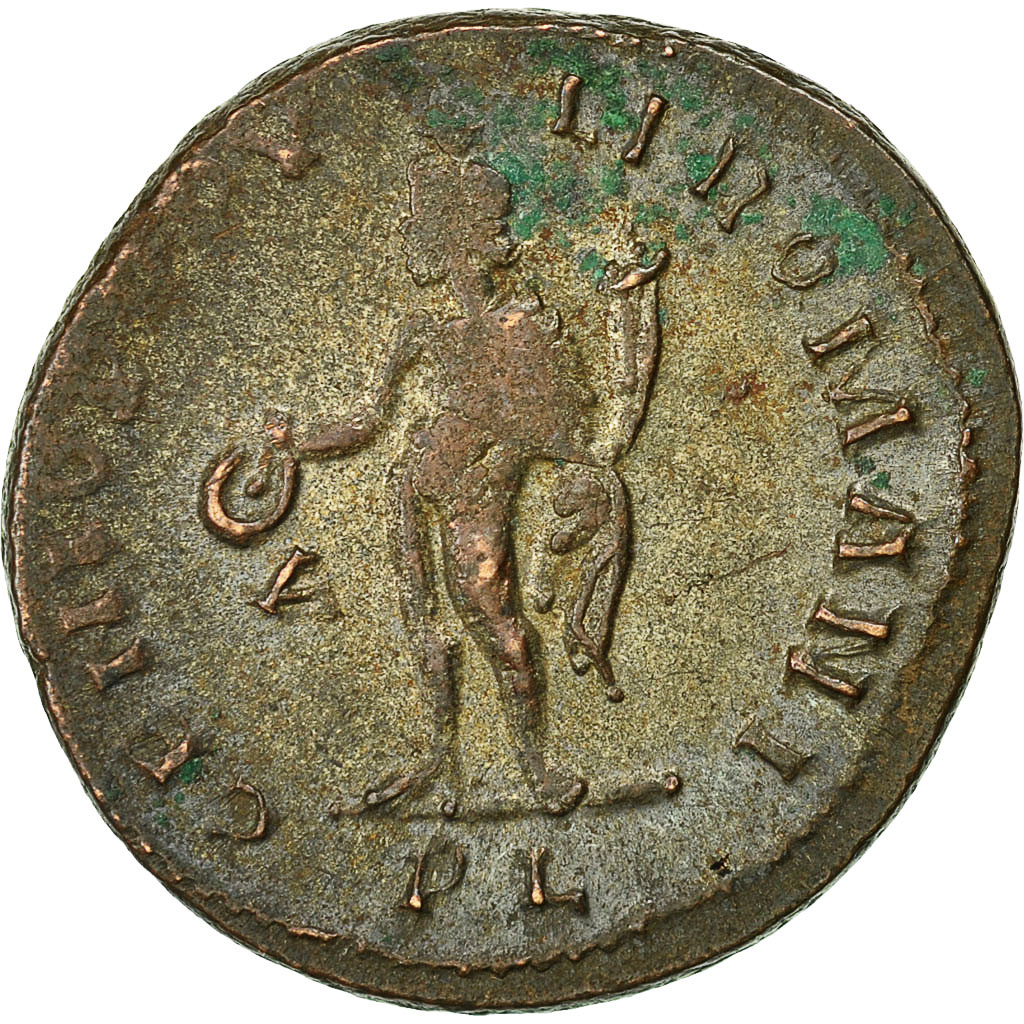 Coin, Diocletian, Follis, 296, Lyon, , Copper, RIC:27a
