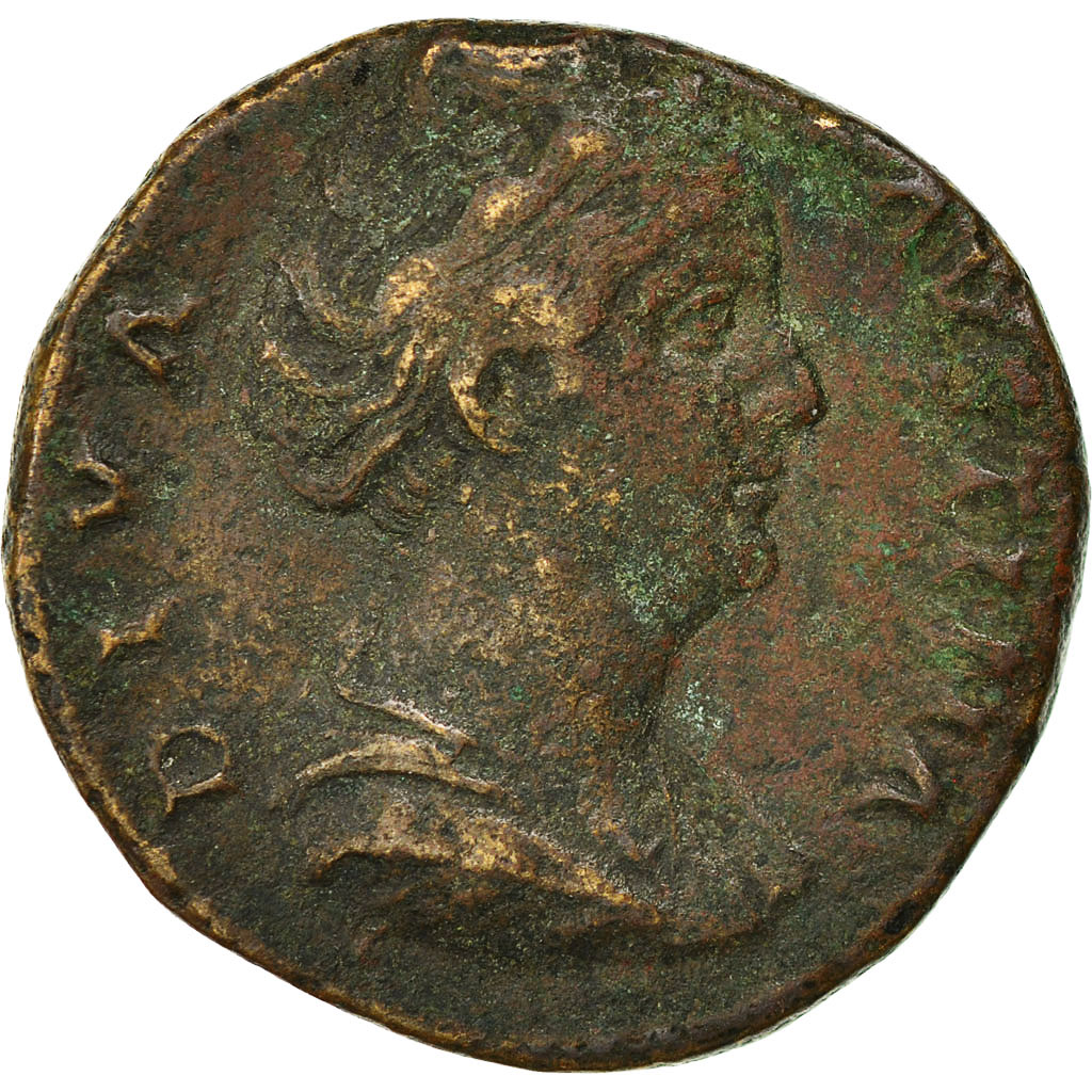 Coin, Faustina I, Sestertius, 147, Rome, , Copper, RIC:1156