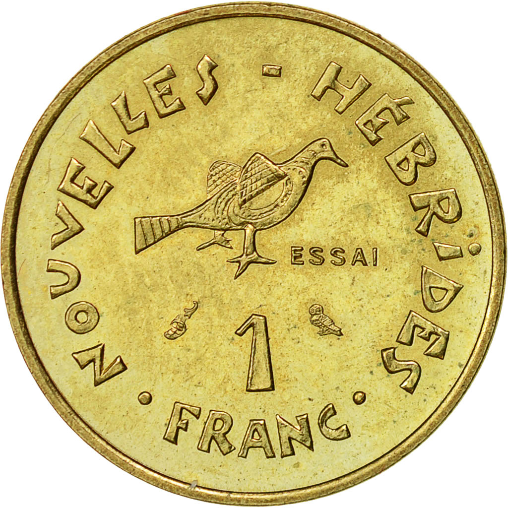 Coin, New Hebrides, Franc, 1970, Paris, , Aluminum-Bronze, KM:E4