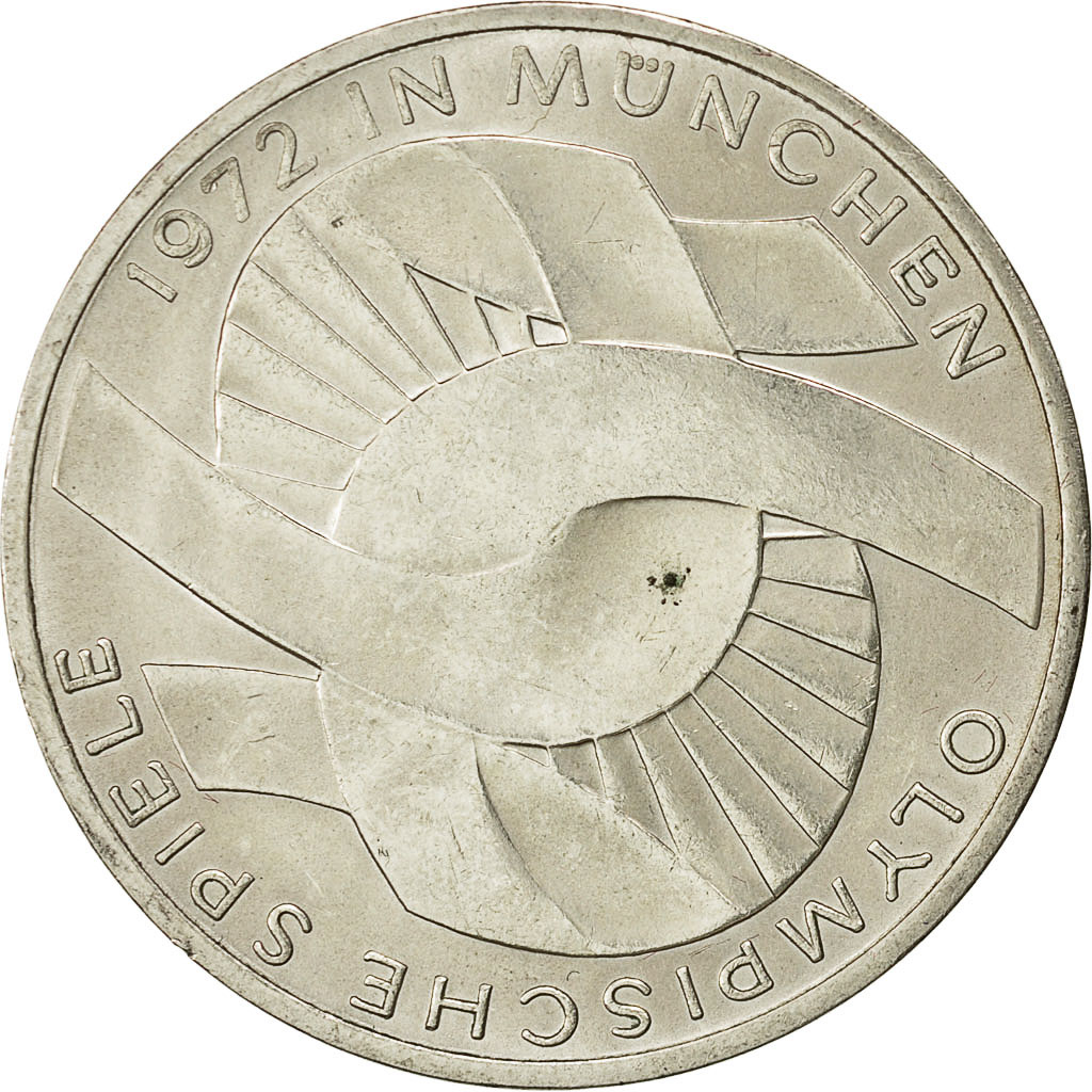 Coin, Germany, 10 Mark, Olympics, 1972, Munich, , Silver, KM 131