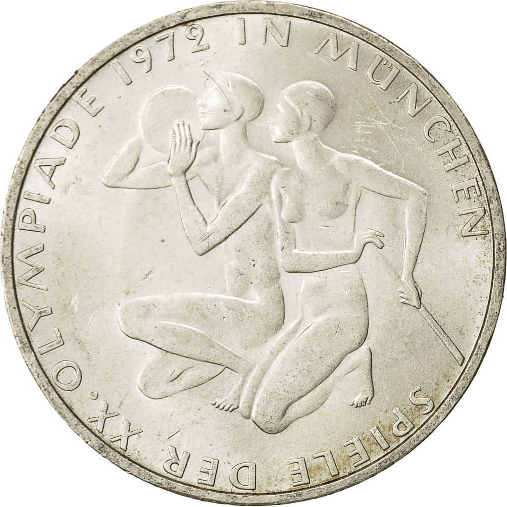 Coin, Germany, 10 Mark, Olympics, 1972, Munich, , Silver, KM 132