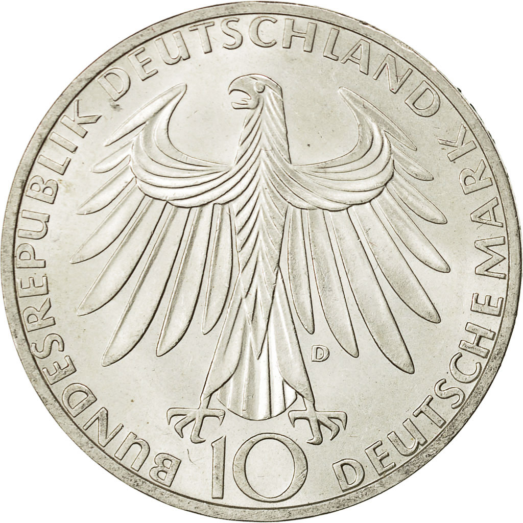 Coin, Germany, 10 Mark, Olympics, 1972, Munich, , Silver, KM 132