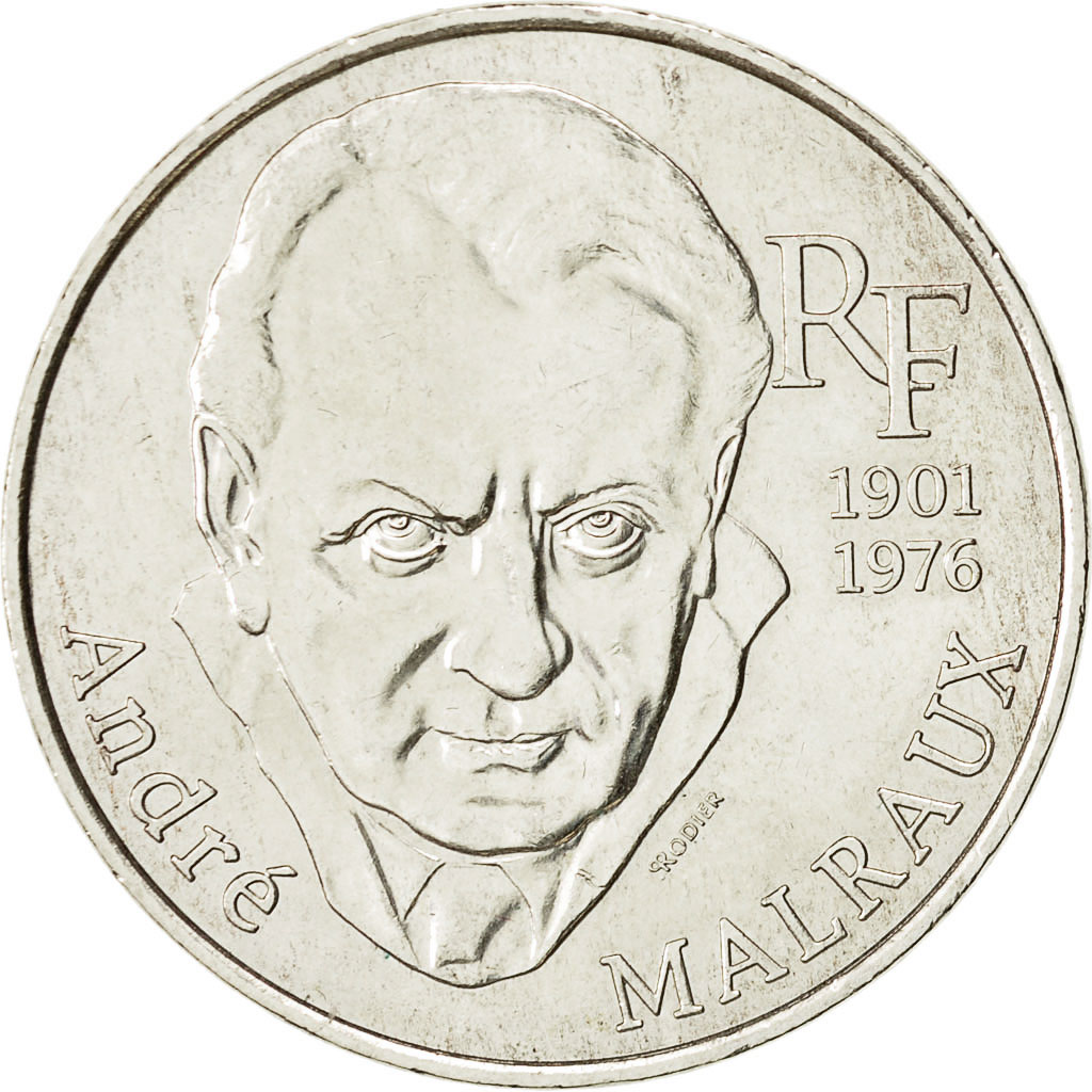 Coin, France, André Malraux, 100 Francs, 1997, , Silver, KM:1188