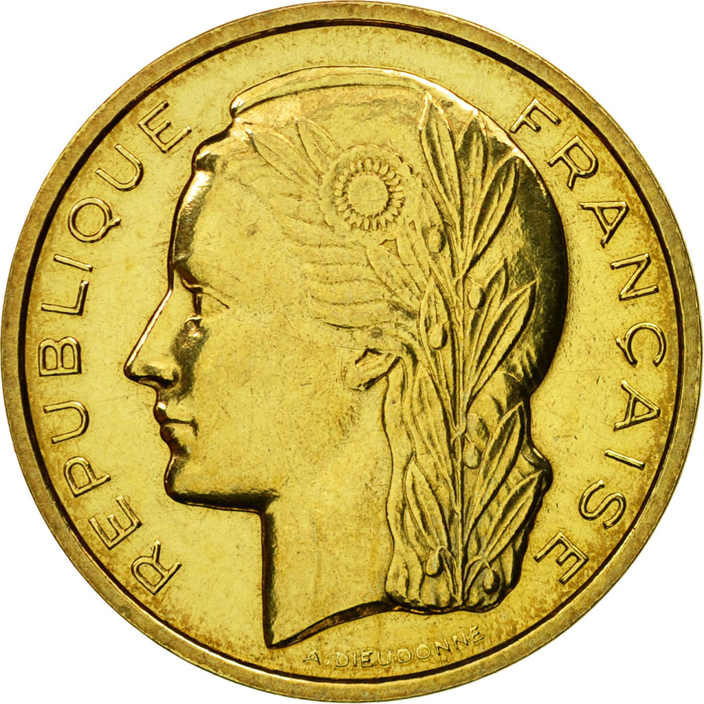 Coin, France, Essai de Dieudonné, 20 Centimes, 1961, Paris, ESSAI, 