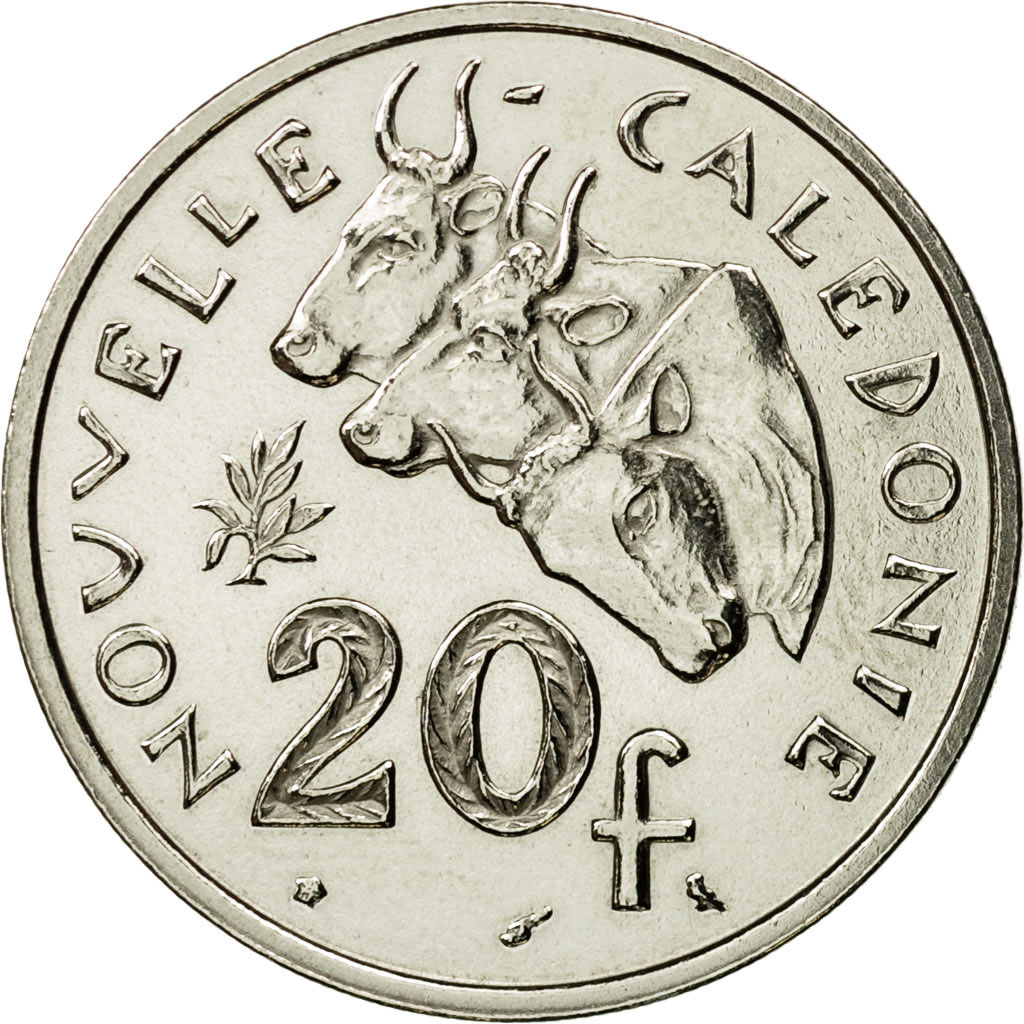 Coin, New Caledonia, 20 Francs, 1967, Paris, ESSAI, , Nickel, KM:E12