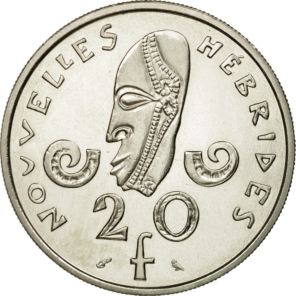 Coin, New Hebrides, 20 Francs, 1967, Paris, ESSAI, , Nickel, KM:E3