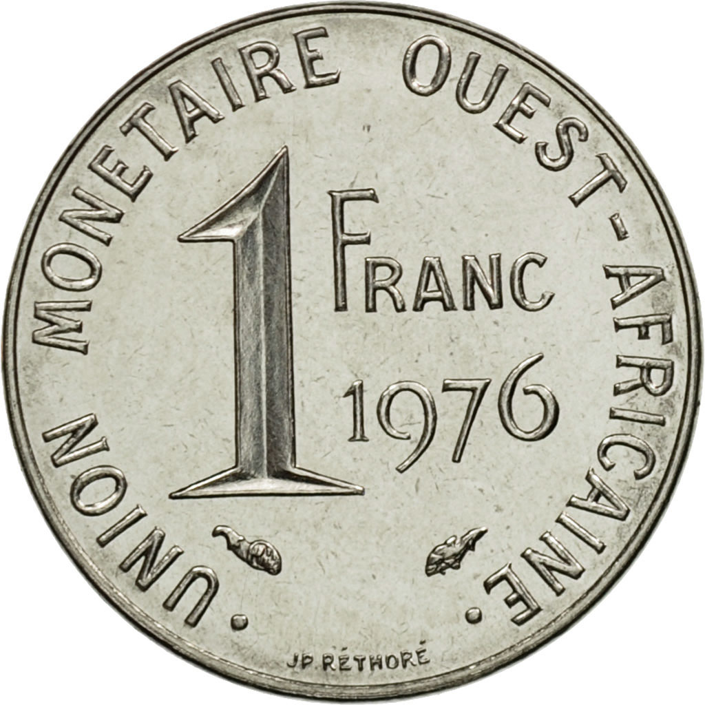 Coin, West African States, Franc, 1976, Paris, ESSAI, , Steel, KM:E8