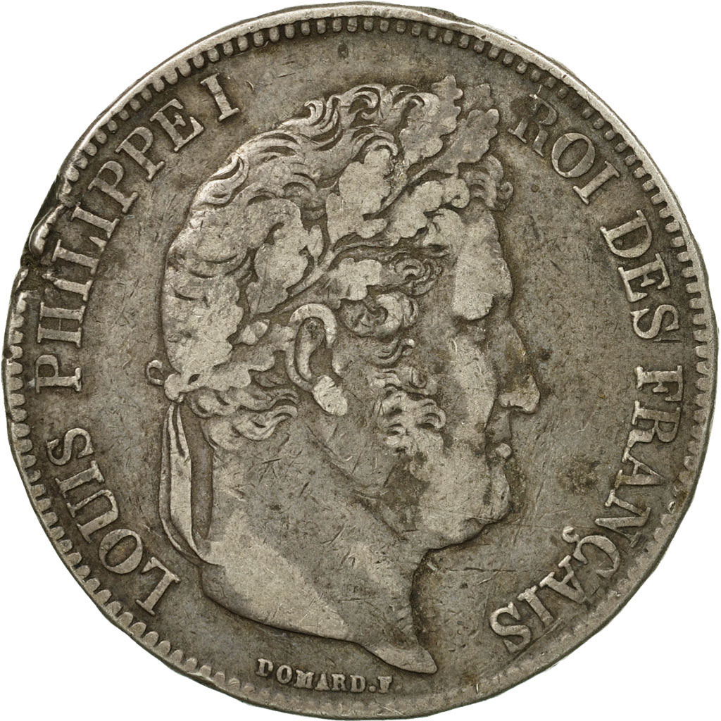 Coin, France, Louis-Philippe, 5 Francs, 1832, Perpignan, , Silver