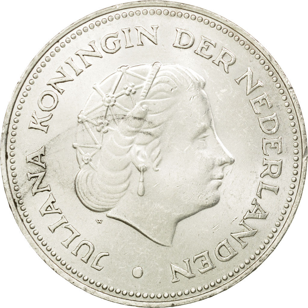 Coin, Netherlands, Juliana, 10 Gulden, 1970, Utrecht, , Silver, KM:195