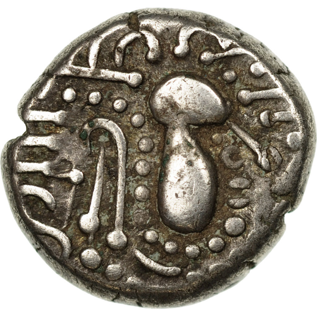 Coin, India, Indo-Sasanian, Chalukyas of Gujarat, Gadhaiya Paisa, Drachm