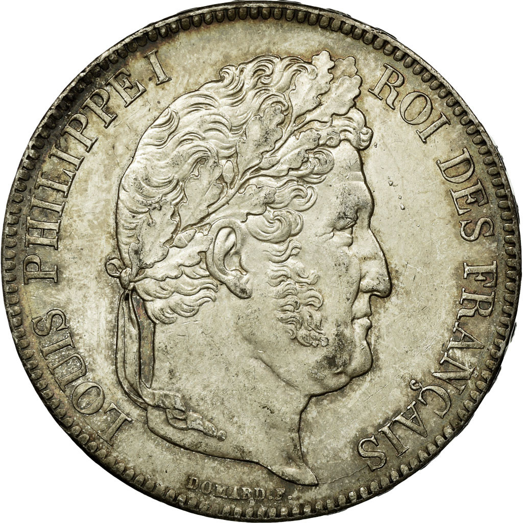 Coin, France, Louis-Philippe, 5 Francs, 1839, Rouen, , Silver