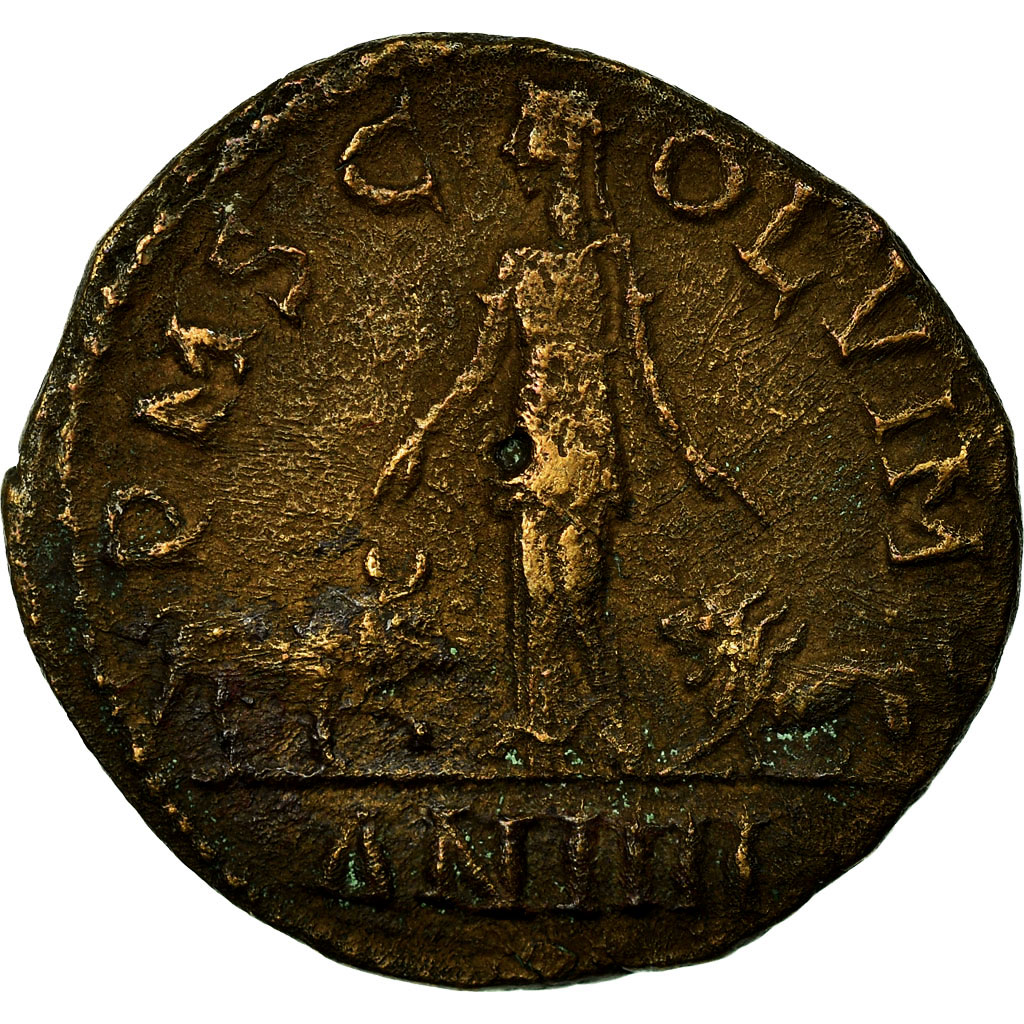 Coin, Moesia Superior, Gordian III, Dupondius, Year 4, Viminacium, 