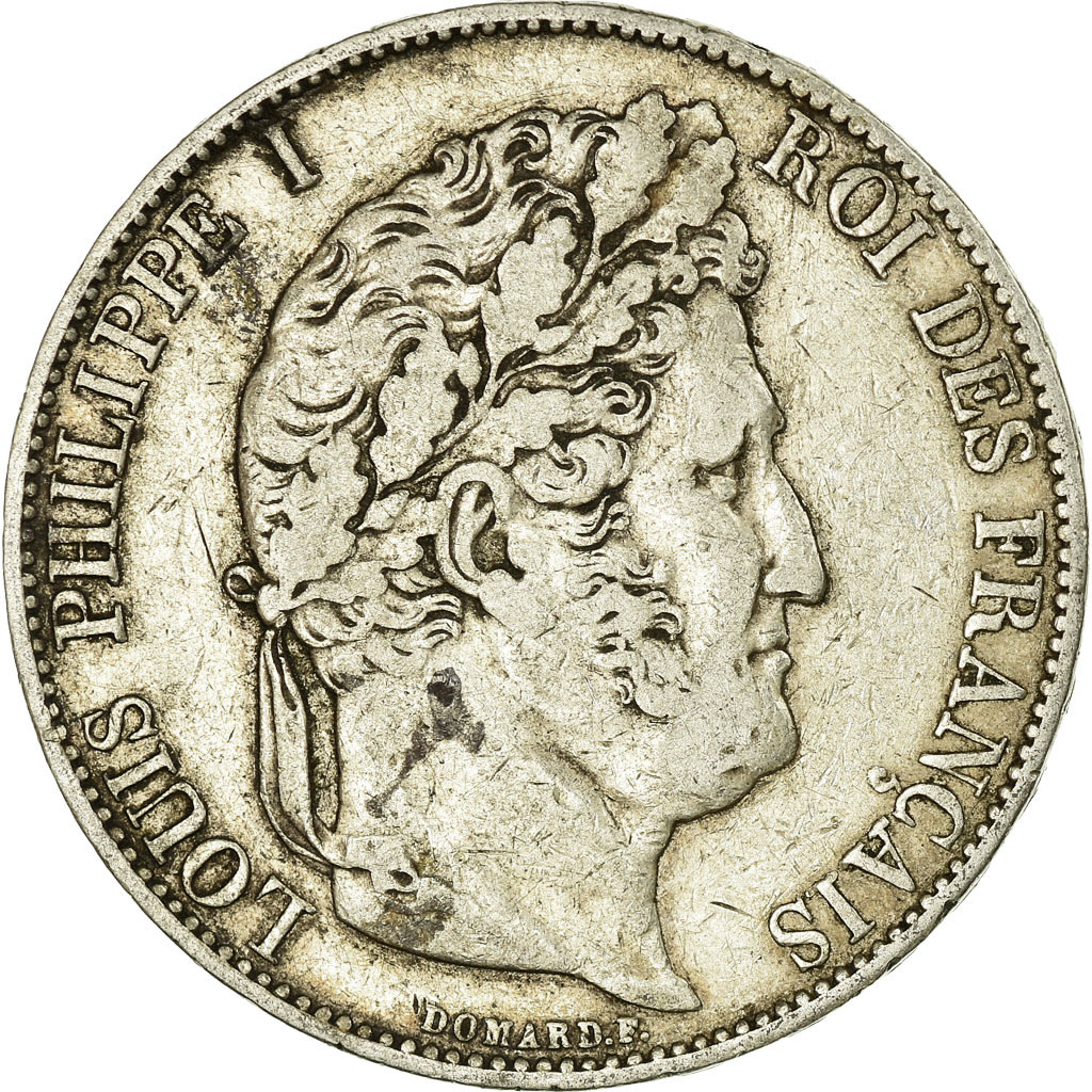 Coin, France, Louis-Philippe, 5 Francs, 1846, Strasbourg, , Silver