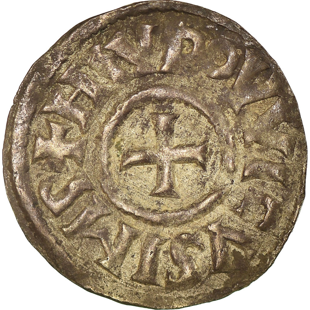 Coin, France, Louis le Pieux, Denier, 822-840, Melle, , Silver