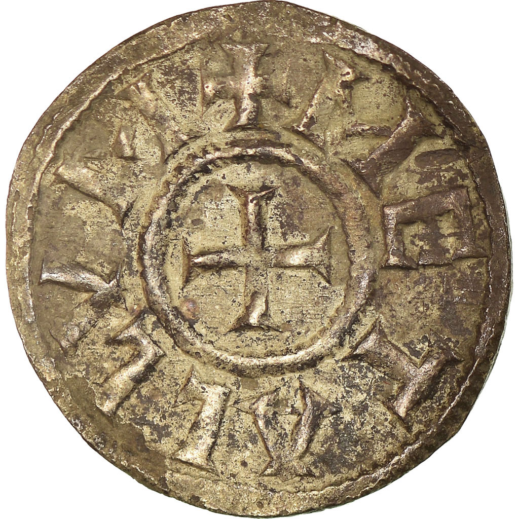 Coin, France, Louis le Pieux, Denier, 822-840, Melle, , Silver